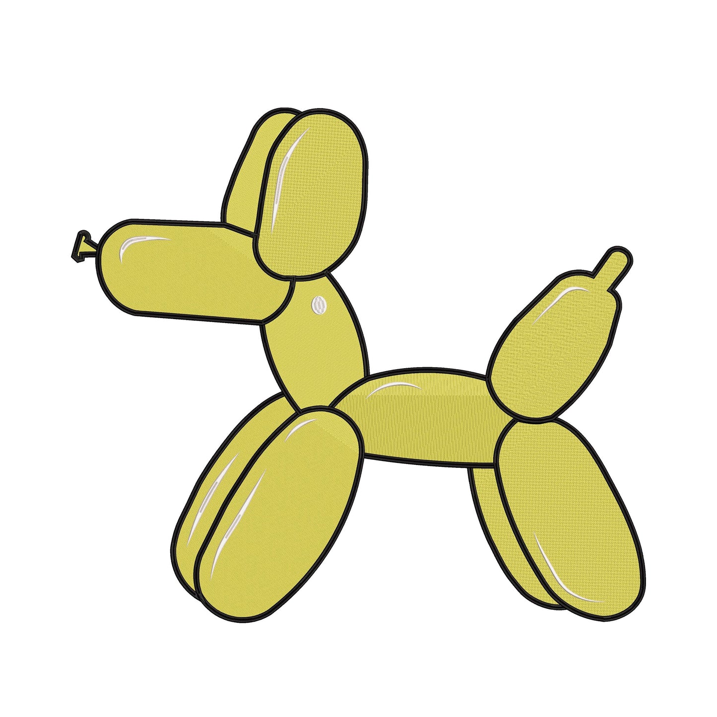 Balloon Dog Machine Embroidery Design